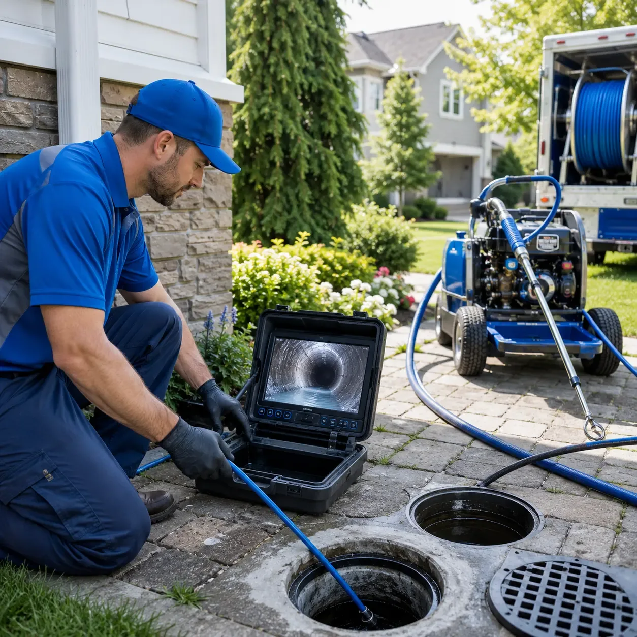 Outdoor drain cleaning professionals serving Akron, AL